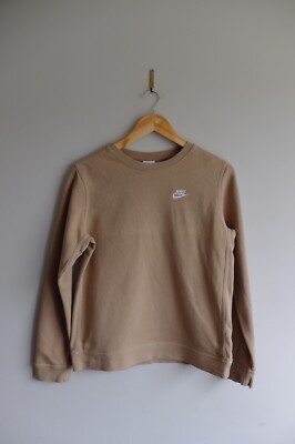 Jungen Jugend Nike Beige Pullover Pulli Sweatshirt 158cm-170m XL