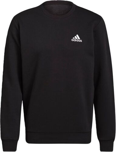 NEW Men's adidas 2XL Black Cozy Fleece Sweatshirt Size XXLarge NWT