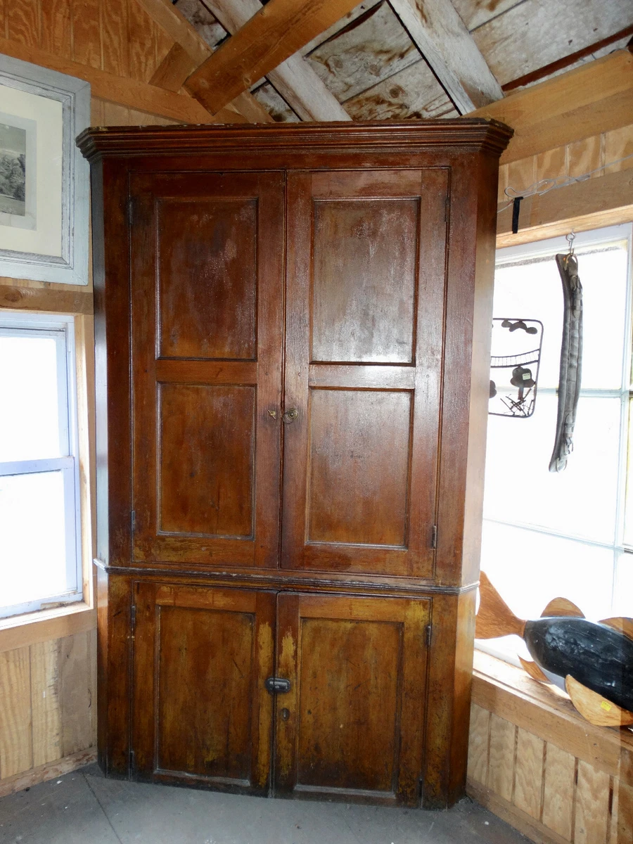 Primitive corner cabinet deals