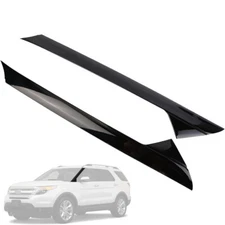 Fit For 2011-2019 Ford Explorer Windshield Outer Trim Pillar Molding RH+LH Side