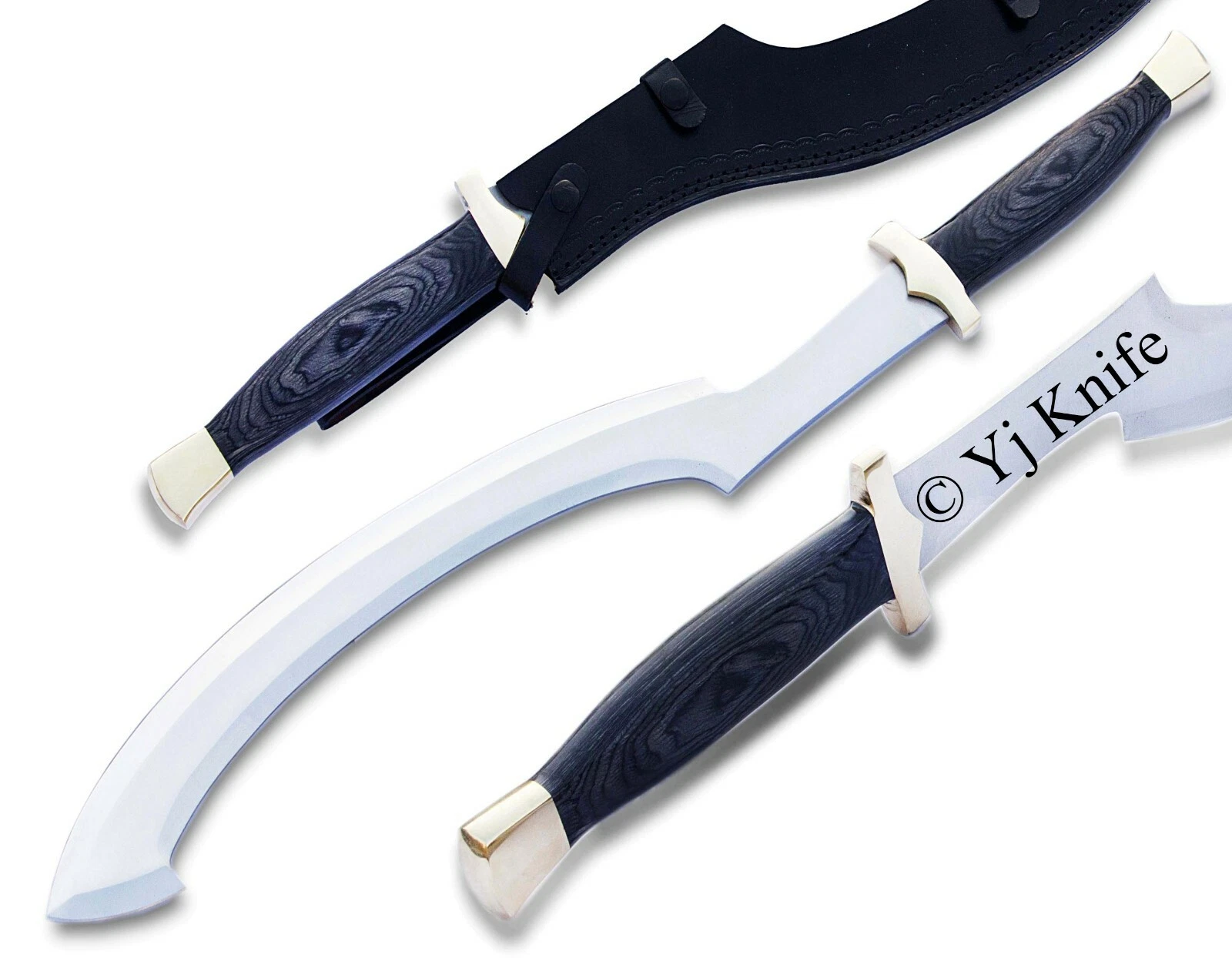 Khopesh, Sword Battle Ready, Handmade High Carbon Steel 27 Inches With Sheath