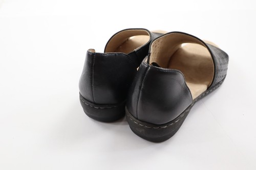 Soul Naturalizer Women's 7M Black BRYLAN Leather Open Toe Slip On Sandals Shoes - Picture 9 of 10