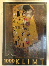 GUSTAV KLIMT 1000 Piece Puzzle  The Kiss  NO. 66923 KL-01 New Sealed Box