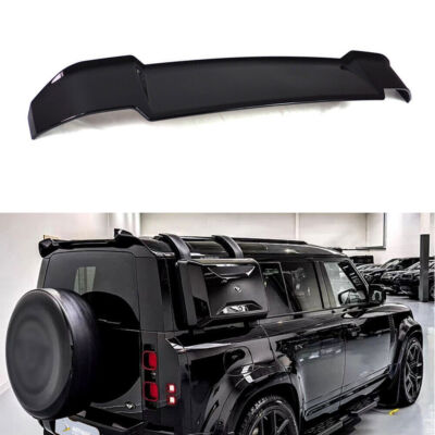 ABS Gloss Black Rear Spoiler Rear Wing For 2020-2023 LR Defender 110 4D