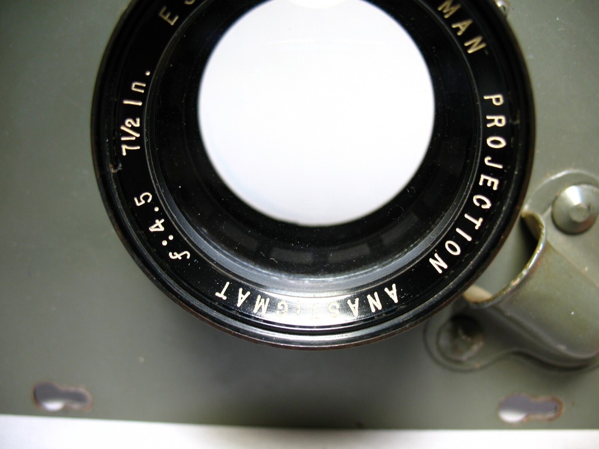 Kodak Anastigmat Projection Lens 7.5-inch F 4.5 with lens mount