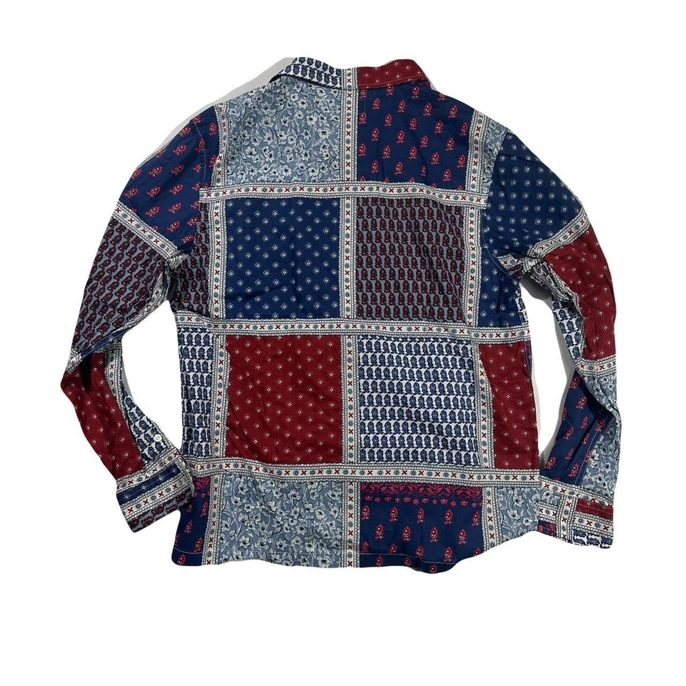 Camisa Stussy Paisley Patchwork LS Foto 2 de 4