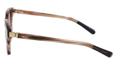 Shinola Crystal Mink Horn Sunglasses Shinola Soft Rectangular Sunglasses SH1501S 690 Mink Horn  main image 4