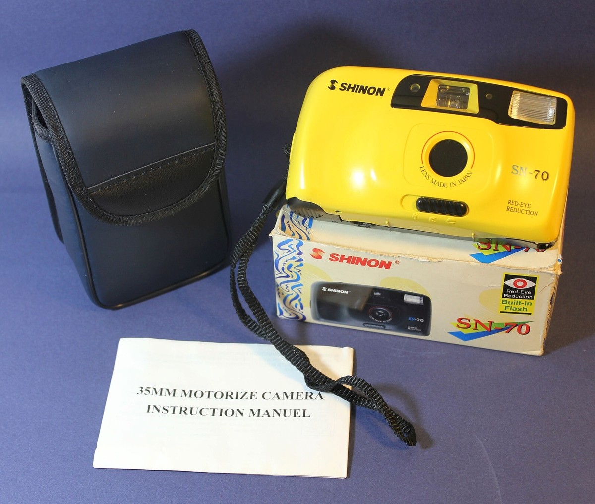 Vintage 35mm Film Camera Shinon SH-70 New in Box | eBay