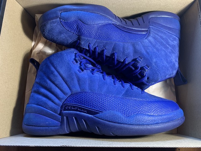 Nike 130690-400 Size 9 Air Jordan 12 Retro XII Deep Royal Blue Basketball Shoe for sale online 