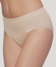 25 Wacoal Women's Beige Solid Stretch Smooth Seamless Brief Panty Size 2XL