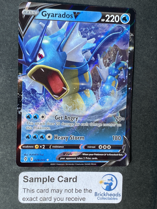 Carta Pokemon Gyarados V Português 028/203 Card Original Copag