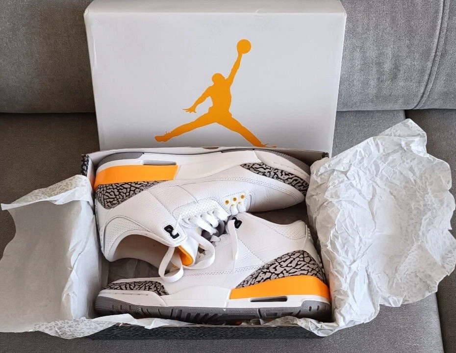 Talla 6.5 - Air Jordan 3 Retro Láser Naranja W Foto 4 de 4