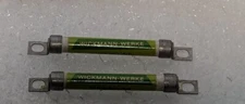 Lot of 2 Wickmann-Werke Typ 16 CT Superflink, 16A, High-Speed British Std Fuses