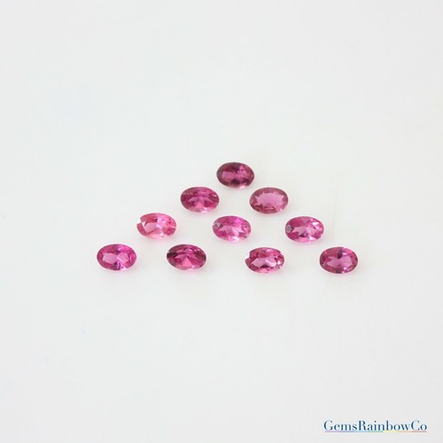 Natural Pink Tourmaline Oval 6x4mm to 8x6mm Faceted Loose gemstones AA Quality - Picture 4 of 9