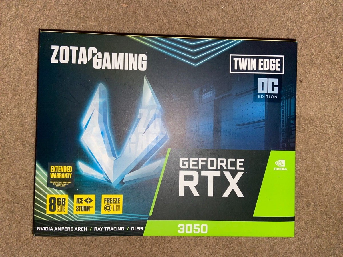 グラフィックボード・グラボ・ビデオカード ZOTAC GeForce RTX 3050 Twin Edge OC 8gb ZOTAC GAMING GeForce RTX 3050 Twin Edge OC | ZOTAC NVIDIA