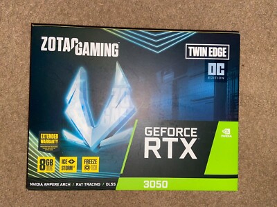 ZOTAC GEFORCE RTX3050 ８GB TWIN EDGE ZOTAC GAMING GeForce RTX 3050 Twin Edge OC 8GB GDDR6 128-bit