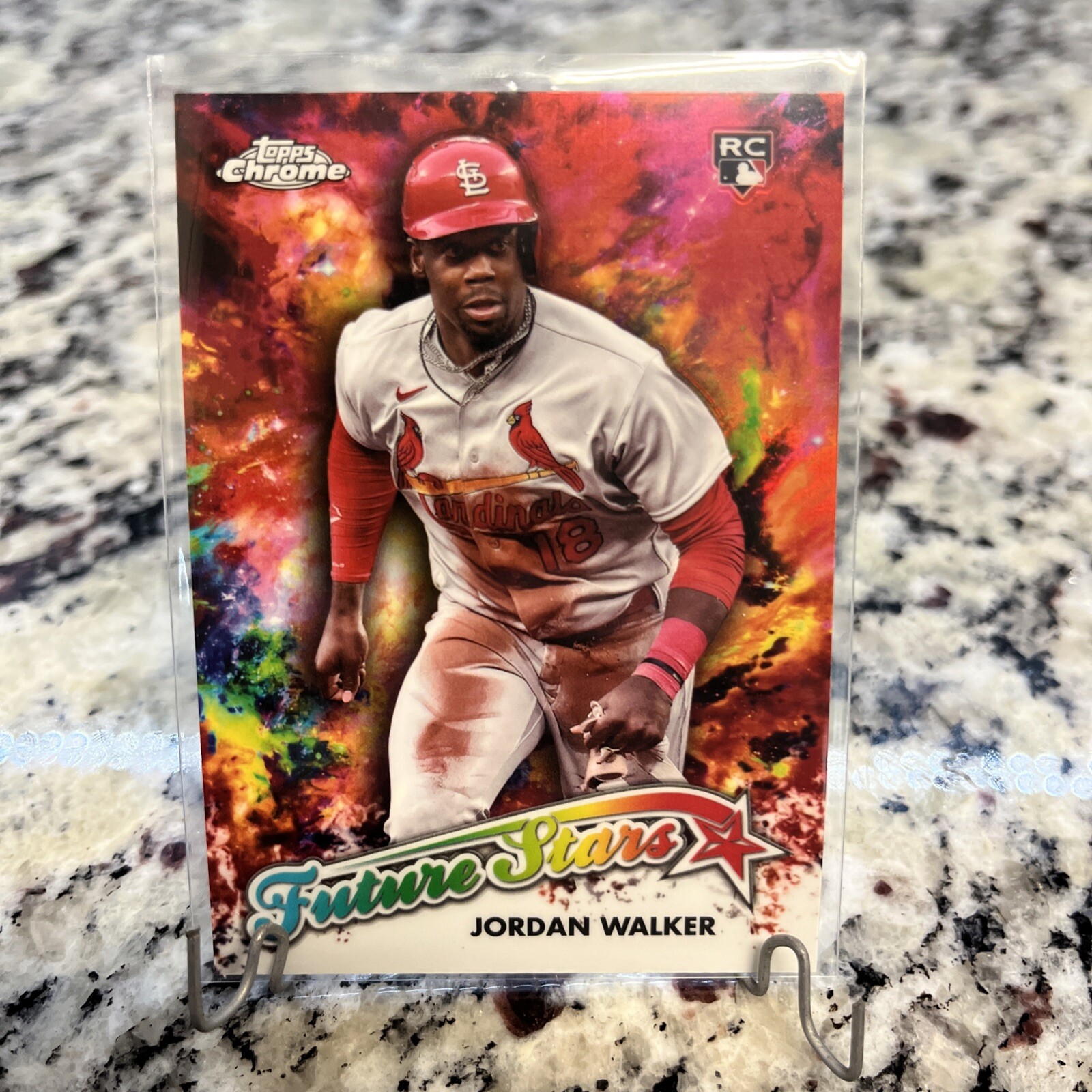 2023 Topps Chrome Update Jordan Walker (RC) Future Stars #FSU-7 Cardinals