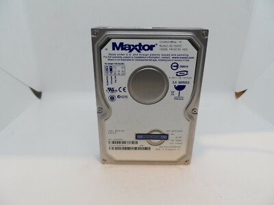 160 GB IDE FESTPLATTE MAXTOR  DIAMONDMAX 10 MODEL 6L160PD 3,5 ZOLL  #FP1318