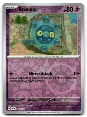Pokemon Trading Card TCG Bronzor #68 Reverse Holo | eBay Pokemon Trading Card TCG Bronzor #68 Reverse Holo | eBay
