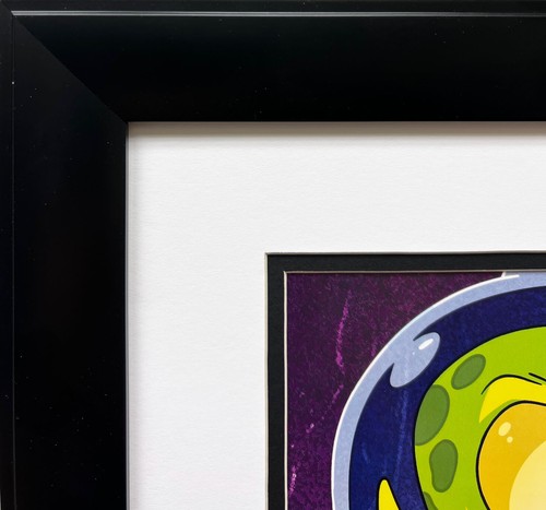 The Simpsons "Homer With Kang & Kodos" CUSTOM FRAMED ART Print Animation Disney - Bild 3 von 3