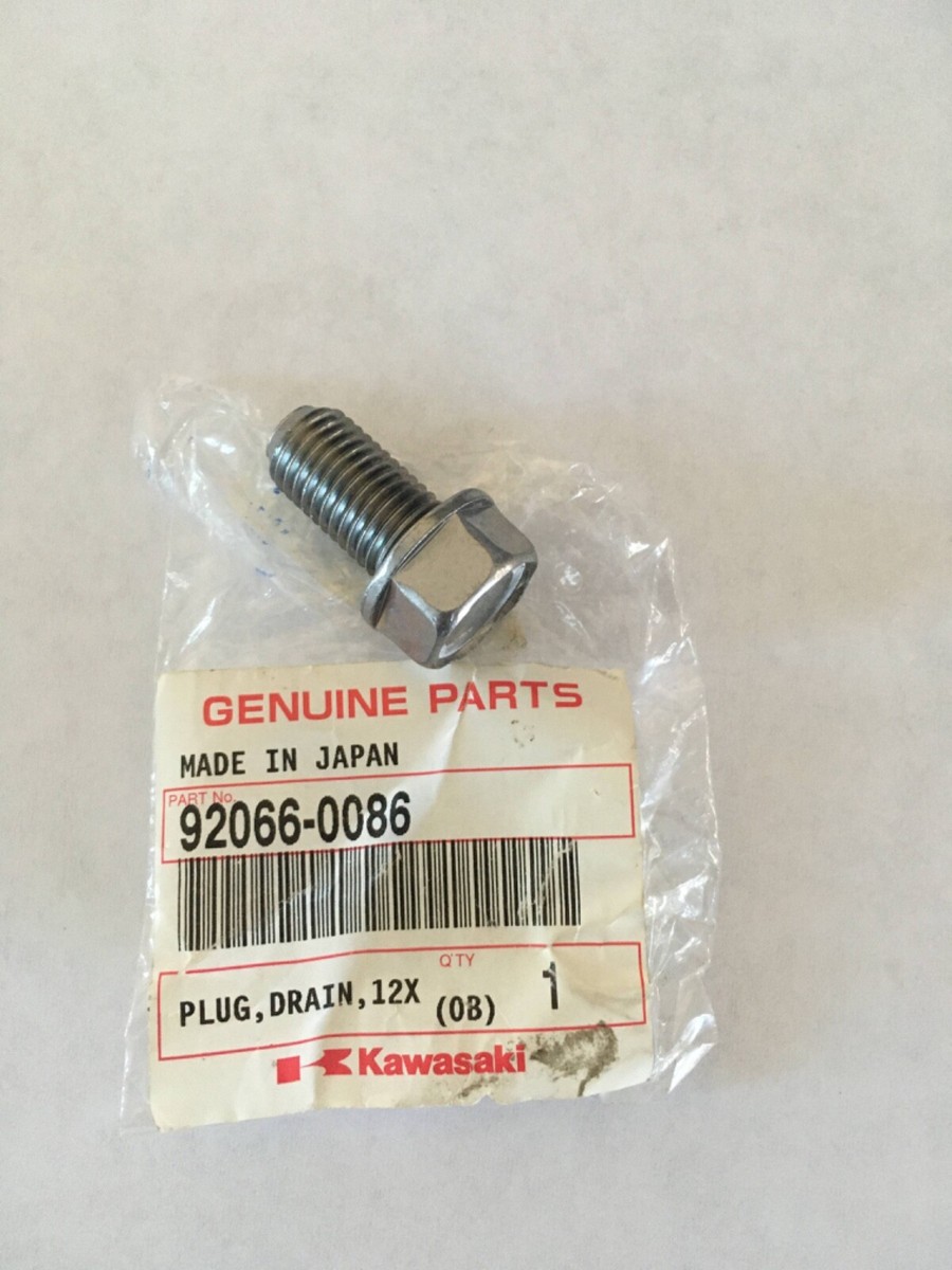 2009 Kawasaki KLE-650 KLE650 European Models Oil Drain Plug 09-09