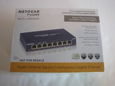 NETGEAR ProSAFE 8-Port Gigabit Desktop Switch GS 108-4A1NAS - New Factory Sealed