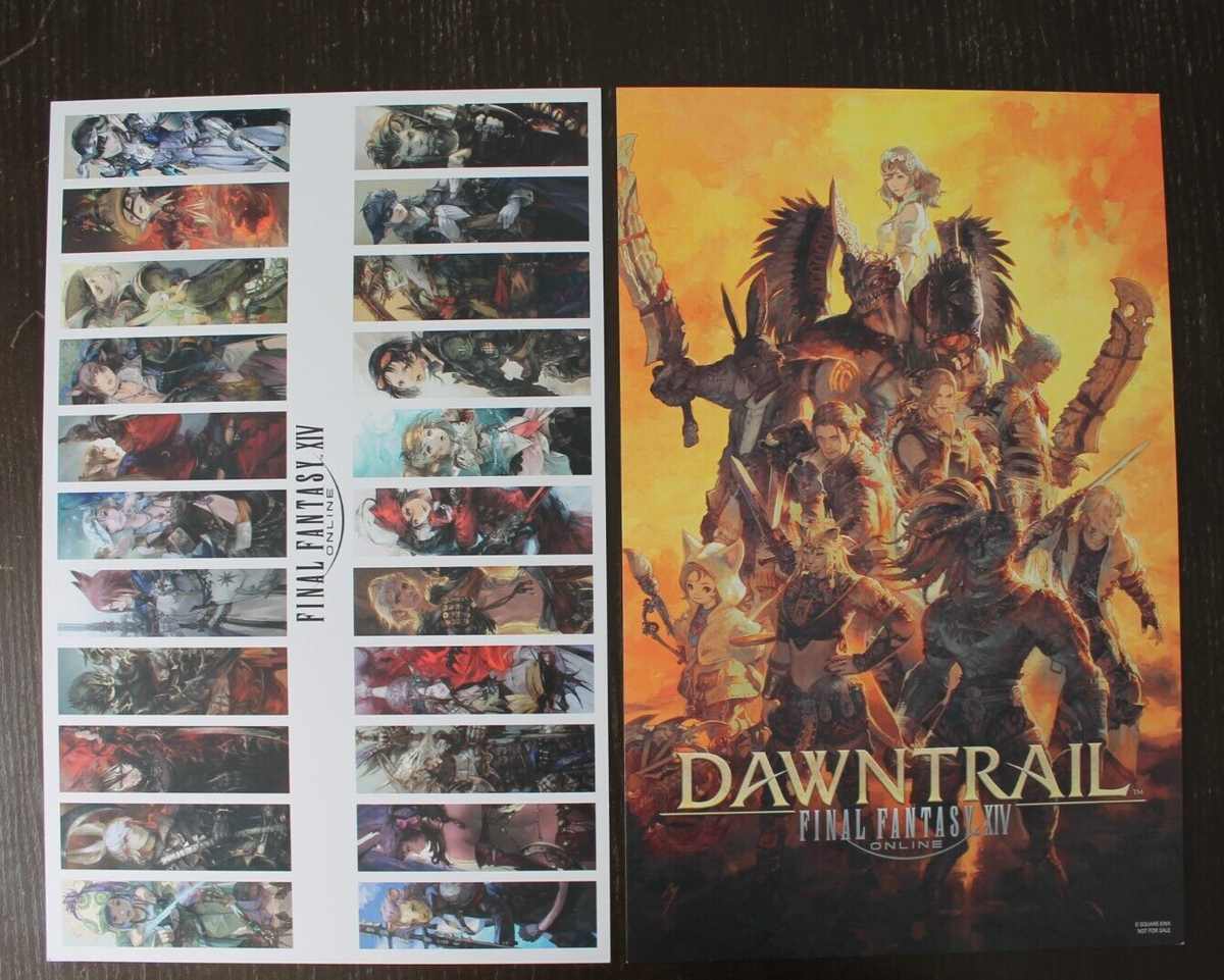 PAX EAST 2024 Official Final FANTASY XIV FFXIV Dawntrail Poster