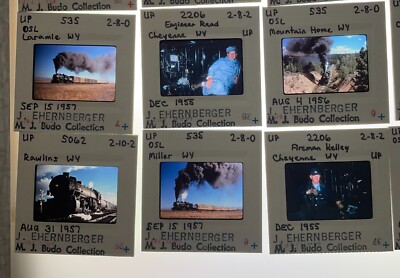 60 Jim Ehrenberger UNION PACIFIC RAILROAD Train Slides Photo