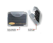 scatola porta mosche artificiali appendi mosca pesca scatolina box magnetica