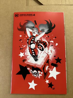   Harley Quinn Black White Redder #4 1:25 Talaski Variant DC 2023 VF/NM