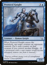 x4 Protocol Knight MOM MTG 0074 COMMON M/NM 4x