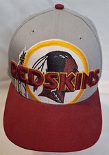 Vintage Washington Redskins 3D Hat New Era cap OSFM NFL Indian RARE 