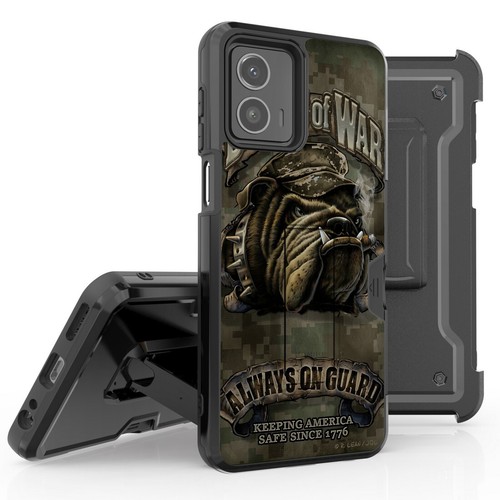 EAGLE BROWN STAND Case Cover + Belt Clip For MOTOROLA G POWER 2023/G 5G 2023 NEW - Picture 6 of 6
