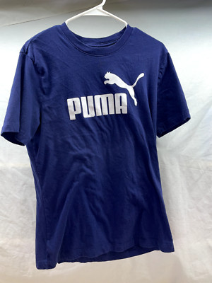 Puma Logo Medium M Dark Blue T Shirt