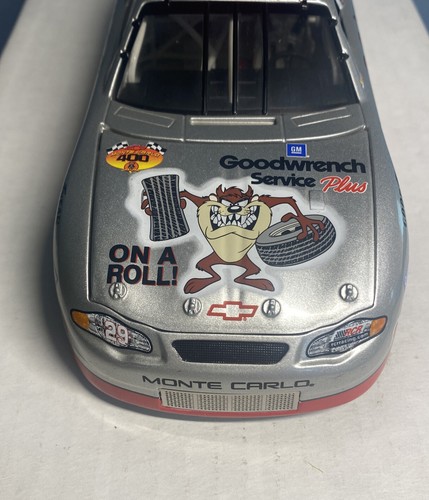 2001 Action 1:24 Kevin Harvick Looney Tunes Monte Carlo 400 Diecast #29 TAZ AUTO - Picture 4 of 7