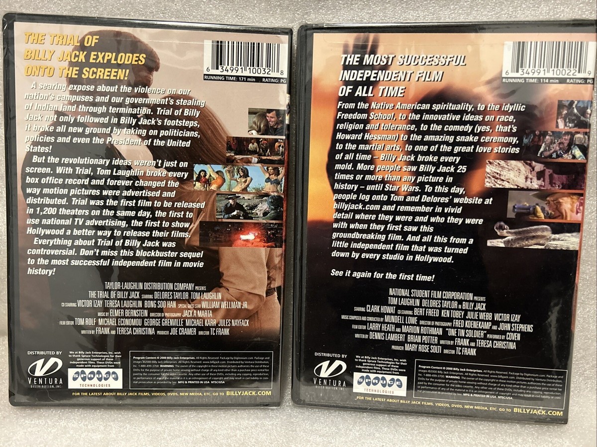 The Billy Jack Collection (DVD, 2000, 4-Disc Set) for sale online