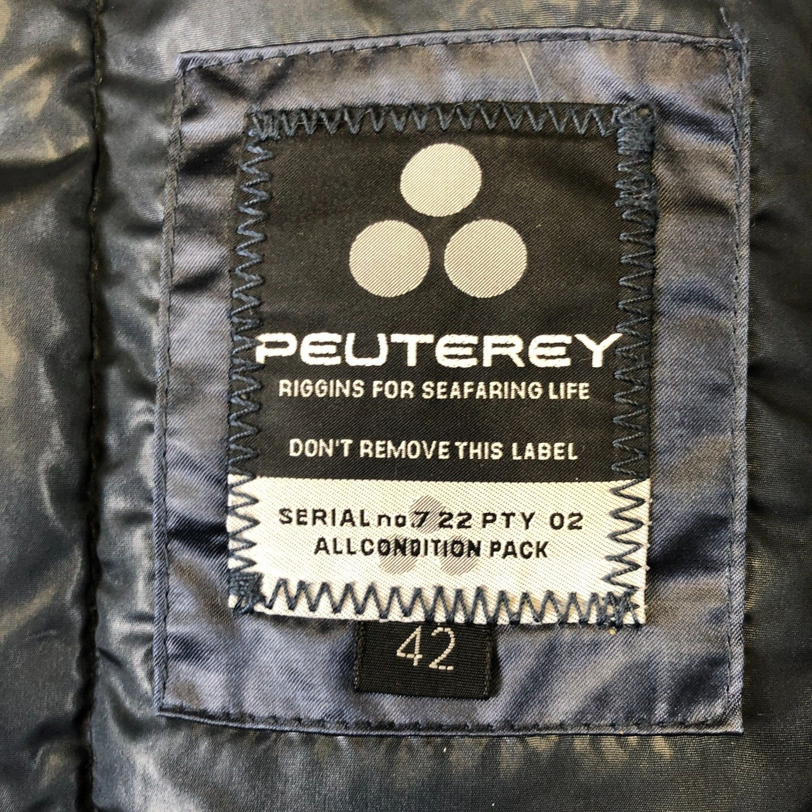 PEUTEREY Woman Navy Blue with Goose down jacket M image 7