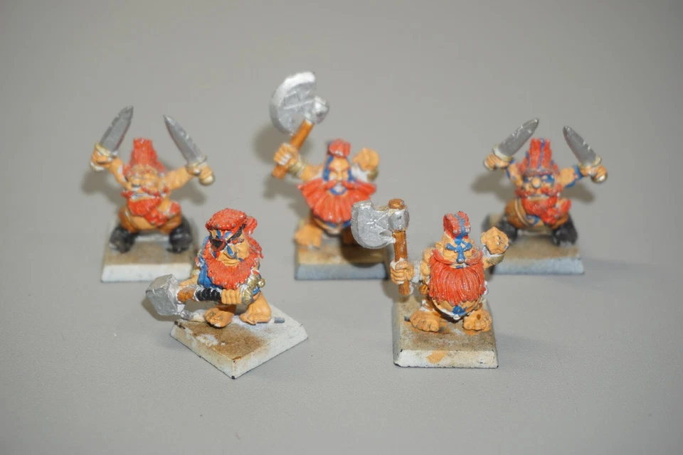 Warhammer Fantasy The Old World Dwarf Slayers x 5 - Image 3 of 4