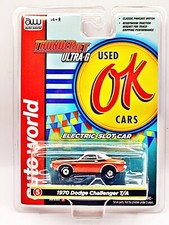 Aurora MM T-Jet 1970 Dodge Challenger T/A Burnt Orange MOC