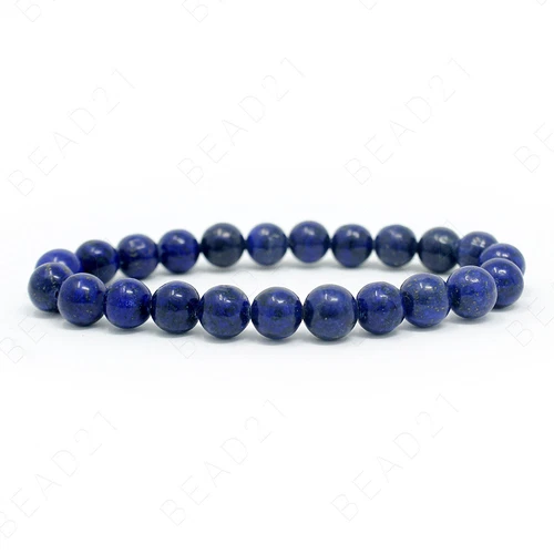 Bracciale Fatto a Mano Pietre Naturali Perline Tondo Elastico Guarigione Reiki 8mm - Foto 10 di 37