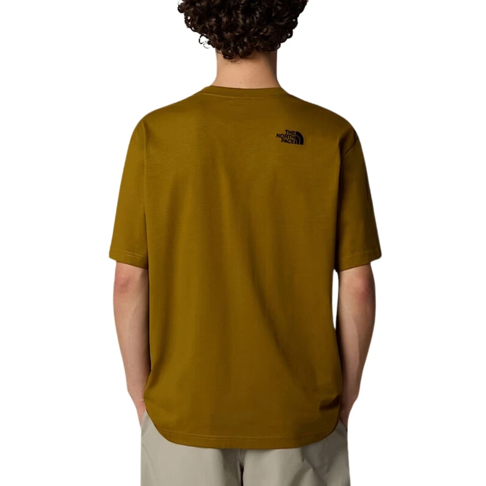 Camiseta para hombre The North Face de gran tamaño cúpula simple verde talla M código NF0... - Imagen 2 de 3