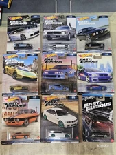 Hot Wheels Premium Fast&Furious Set of 9 Pcs New Sealed Beautiful 🔥
