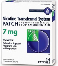 Habitrol Nicotine Transdermal System Patches 7 mg Step 3-14 Patches