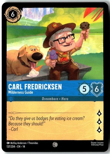 Carl Fredricksen - Wilderness Guide 137/204 - Hyperia City - NM - product listing photo