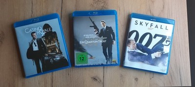 james bond 007 - Casino Royal, Ein Quantum Trost & Skyfall Blu- ray