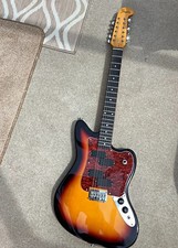 Electric 12-String Solid Body Electric Guitar Sunburst Right-Hand - NOT Fender!