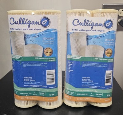 4 Culligan Filter  Reduce Sediment, Rust, Scale Dirt , Coarse Sand, Sand