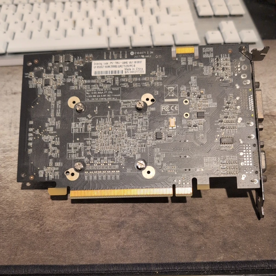 XFX Nvidia GeForce 8500 GT 512MB DDR2 SDRAM PCI Express x16 Video Card - Image 2 of 2