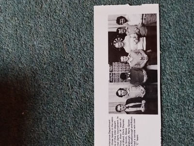 Sk192 Ephemera 1980er Norwich Union Bild David Ward Chris Daynes Harry Spicer