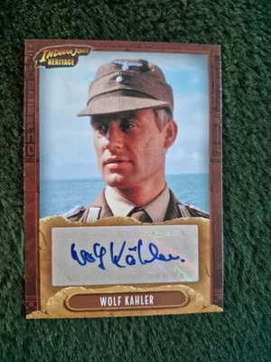 Indiana Jones Heritage - Wolf Kahler "Colonel Dietrich" Autograph Card - Photo 1/2